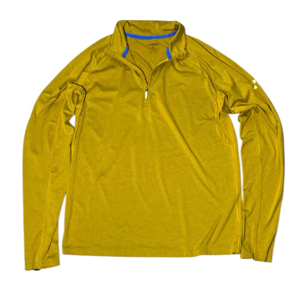 Brooks Yellow V-Neck Sweater